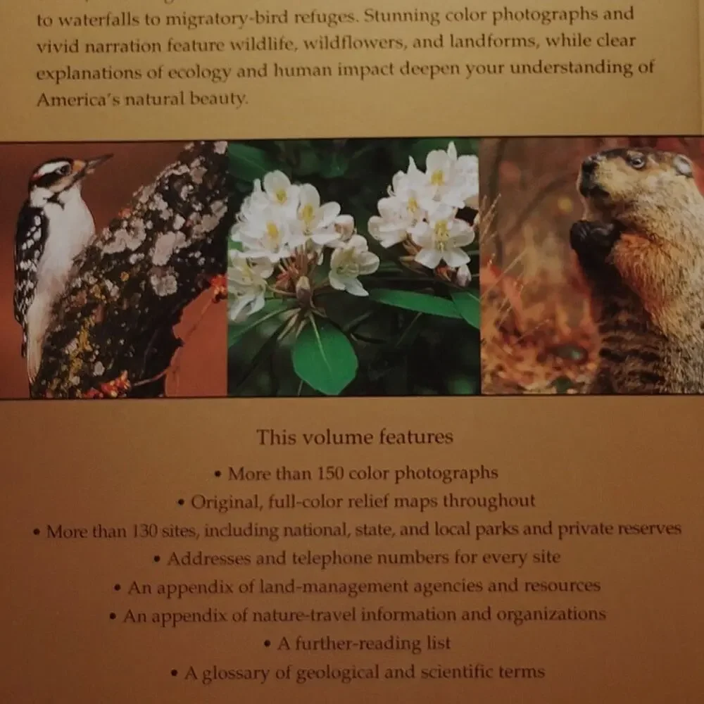 Smithsonian Guides Natural America Mid‑Atlantic States Softcover LN 1996
